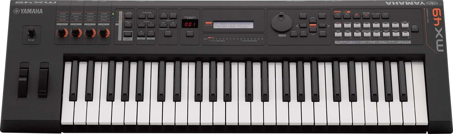 Yamaha MX49 BK Keyboard Synthesizer - Black - Rockit Music Canada