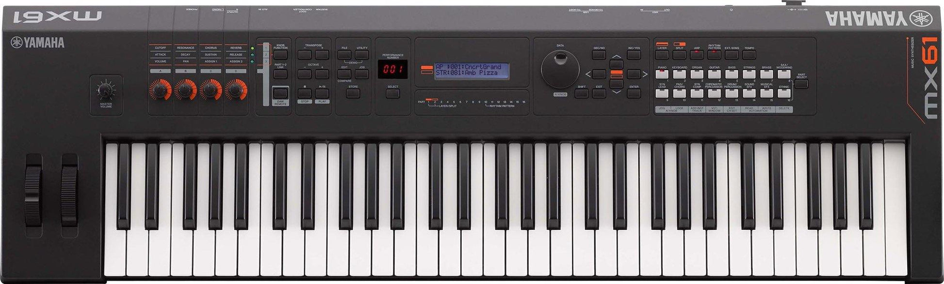 Yamaha MX61 Music Synthesizer - Black - Rockit Music Canada