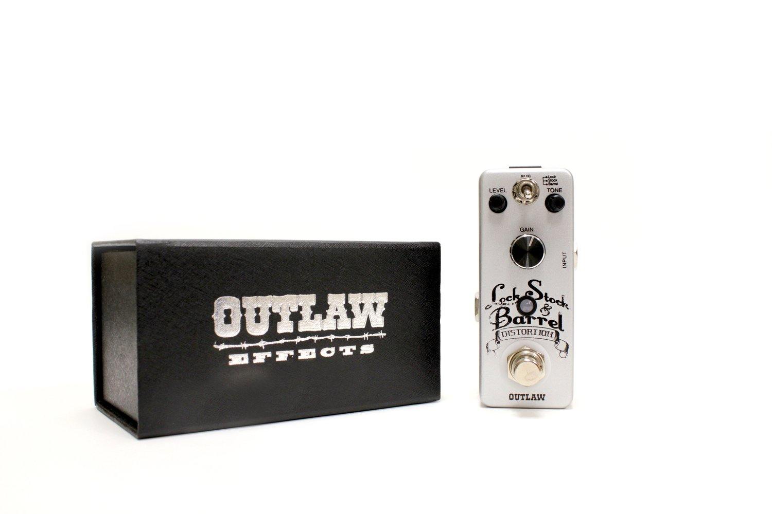 Outlaw Effects Lock Stock & Barrel 3- Mode Distortion - Rockit Music Canada