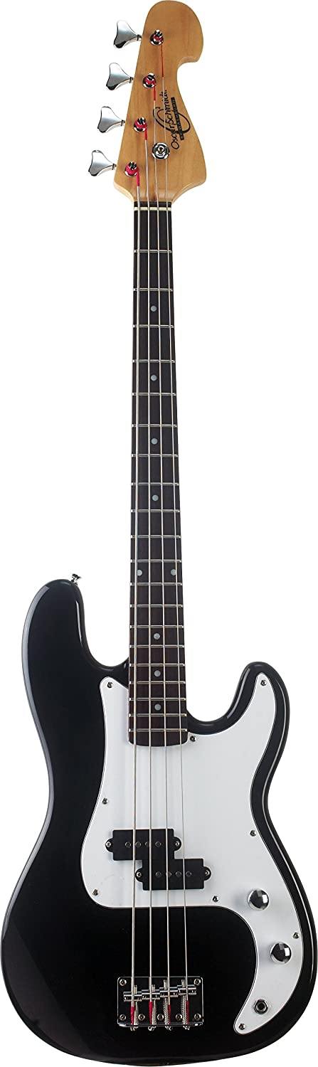 Oscar Schmidt 4 String 3/4 Size Electric Bass Black OB25B-A - Rockit Music Canada