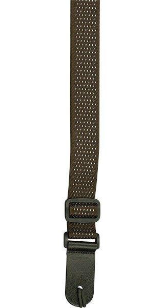 Profile Ukulele Strap 1.5" Nylon Leather End Checkered Brown & White PSUK100-1 - Rockit Music Canada