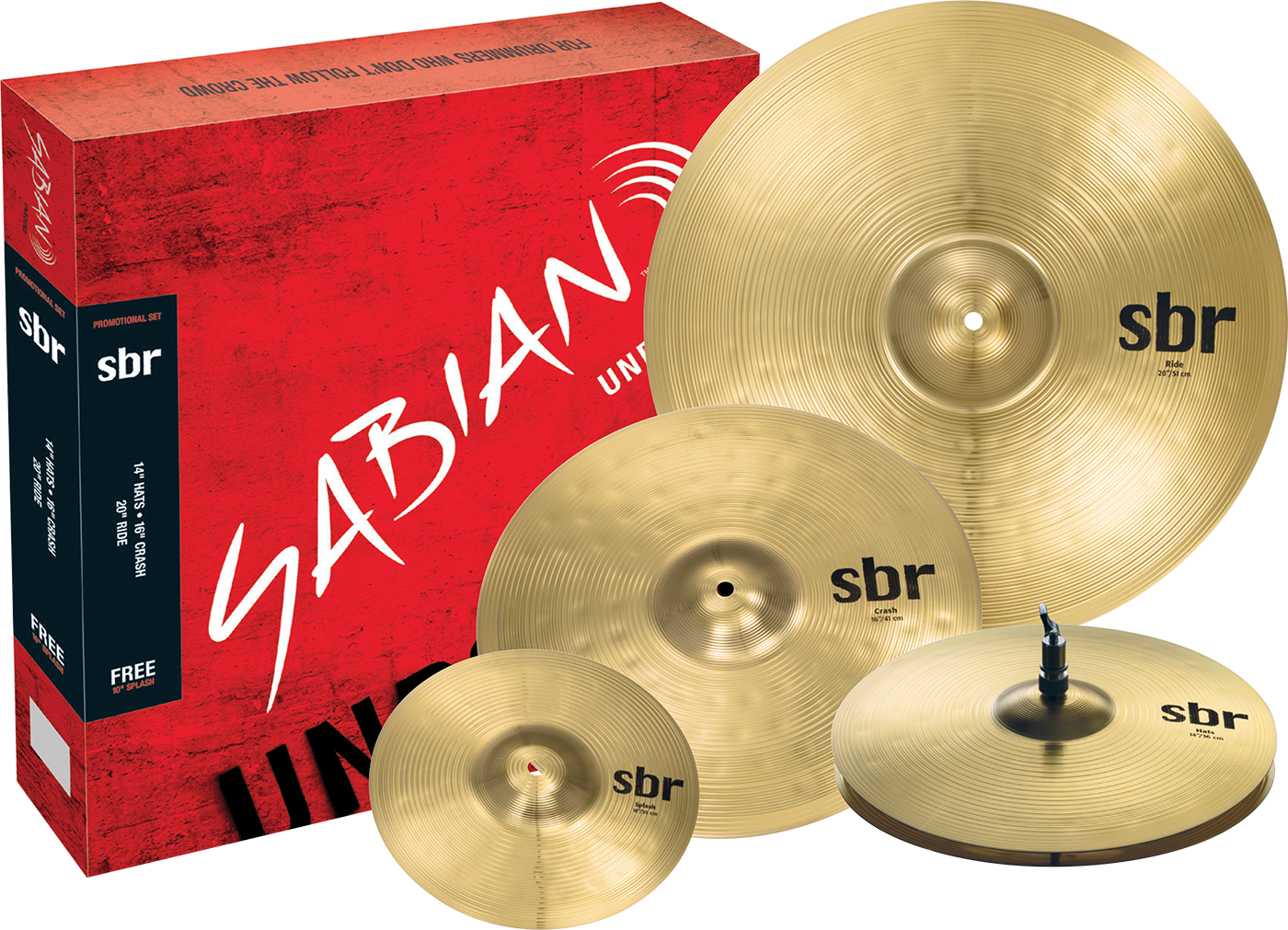 Sabian SBR Promotional Set Cymbal Pack SBR5003G