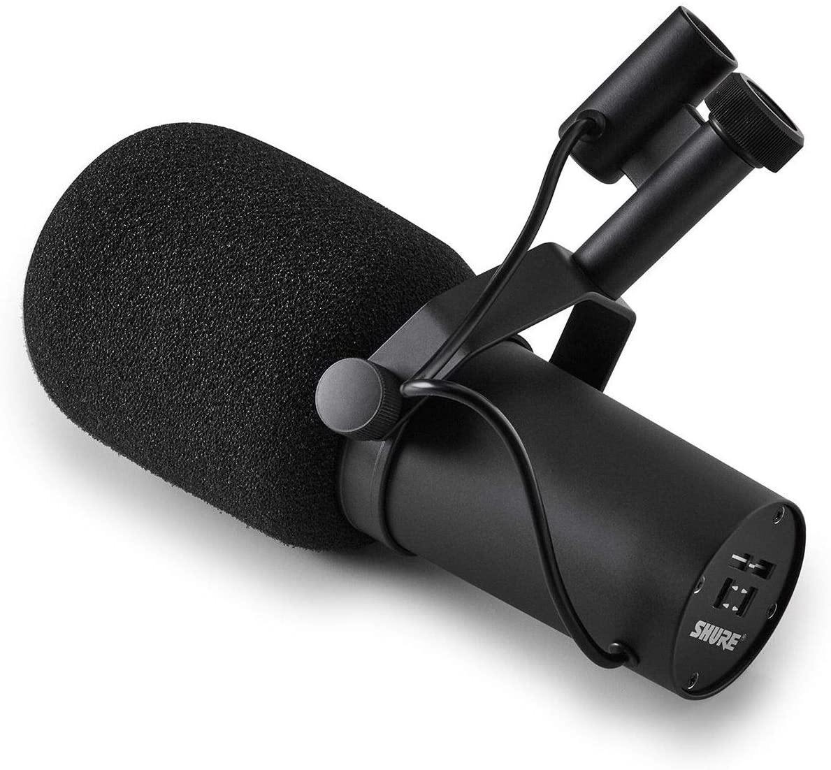 Shure SM7B Cardioid Dynamic Microphone With Windscreen & Yoke - Rockit Music Canada