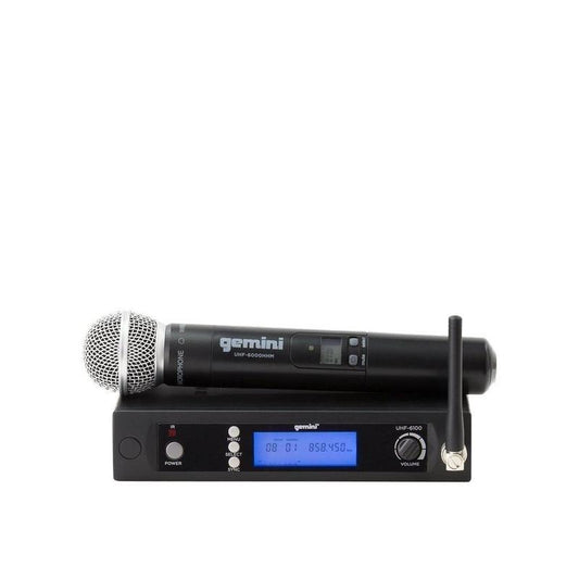 Gemini Single Channel Wireless Handheld Microphone System UHF-6100M-R2