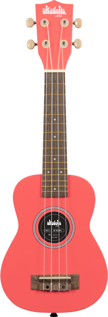 KALA SOLID COLOR UKADELIC WOOD SOPRANO UKULELE