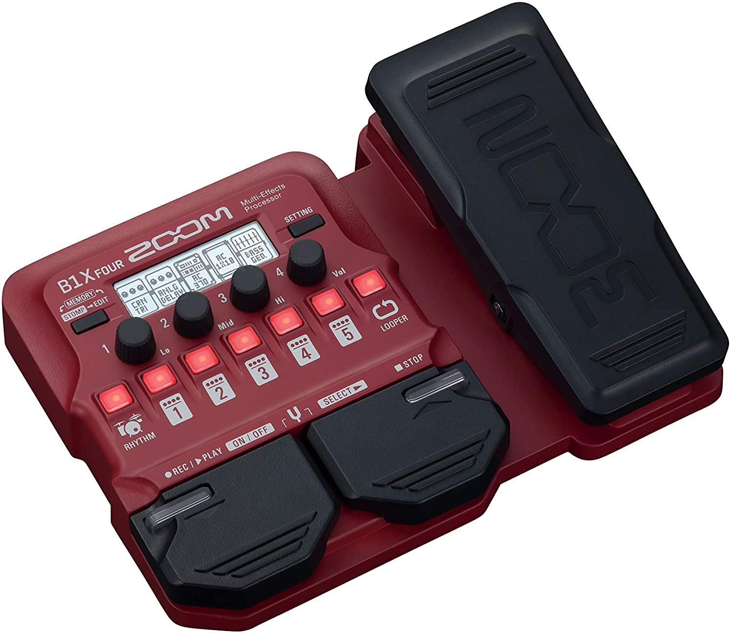 ZOOM-ZB1XFOUR Bass Multi-Effects Processor with Expression Pedal B1XFour - Rockit Music Canada
