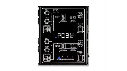 ART dPDB – Dual Passive Direct Box - Rockit Music Canada