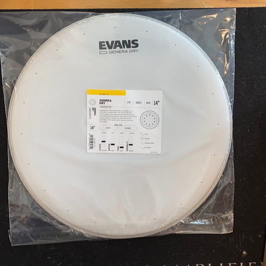 Evans B14HDD-B Dry Coated Bulk Pkg Drum Head  - 14"