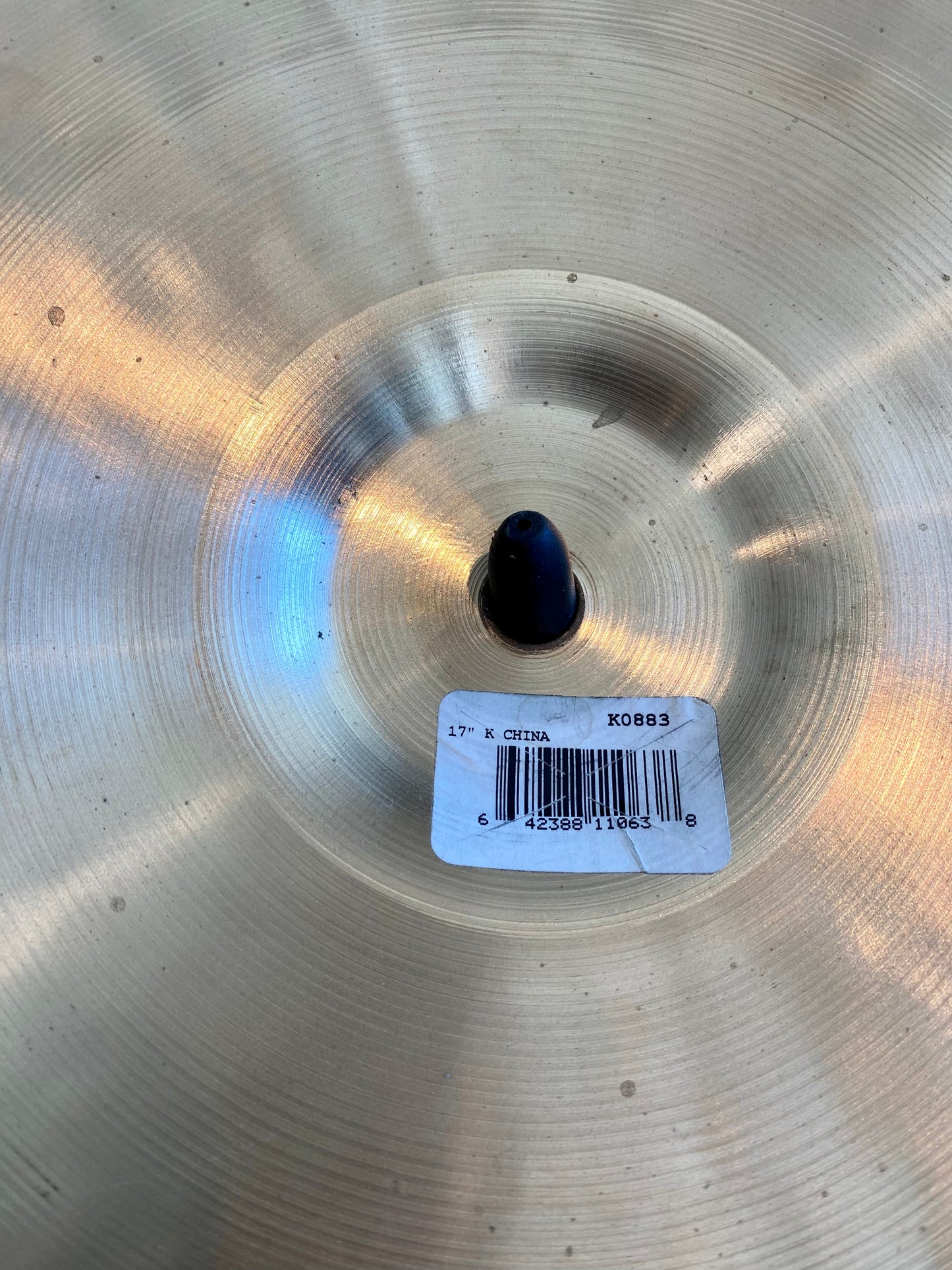 Zildjian K0883 17" K China Cymbal - Used