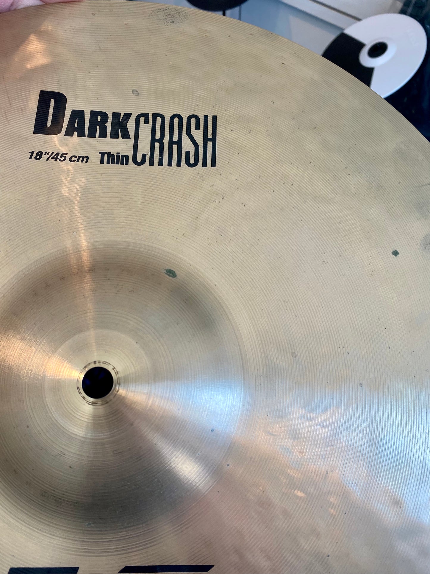 Zildjian 18" K Dark Thin Crash Cymbal K0904 - Used