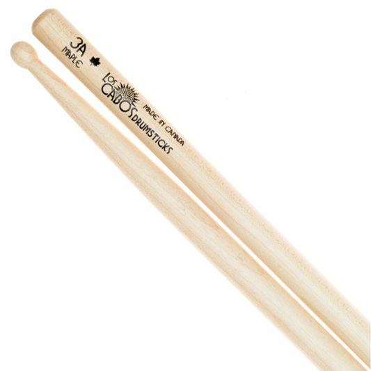 Los Cabos 3A Maple Drumsticks LCD3AM Made In Canada - Pair