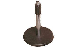 Yorkville MS-105B Desktop Round Base Mic Stand Black